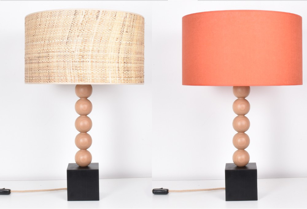 BILL : les pieds de lampe en bois