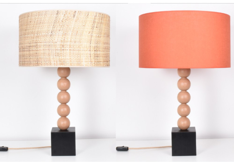 BILL : les pieds de lampe en bois