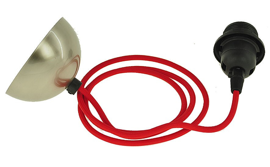 Monture suspension textile rouge